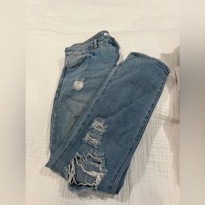 Forever 21 high waisted straight jeans